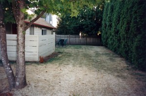 A plus-easy to back the U-Haul right up to the house to unload...